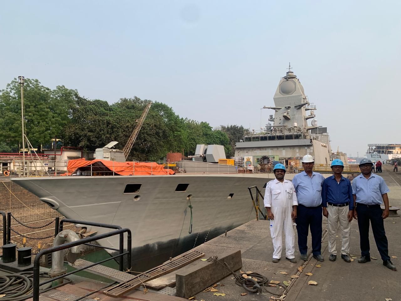 SUCCESSFUL POST CST DOCKING OF P17A HIMGIRI (YARD 3022) AT NETAJI SUBHASH DOCK ON 20 MAR 24 - Thumbnail